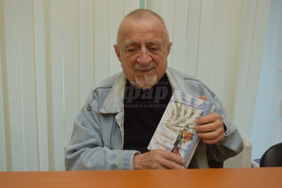 Ваньо Вълчев представя новата си книга с разкази „Помниш ли Венеция“ на 16 октомври